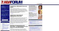 Desktop Screenshot of abaforum.dk